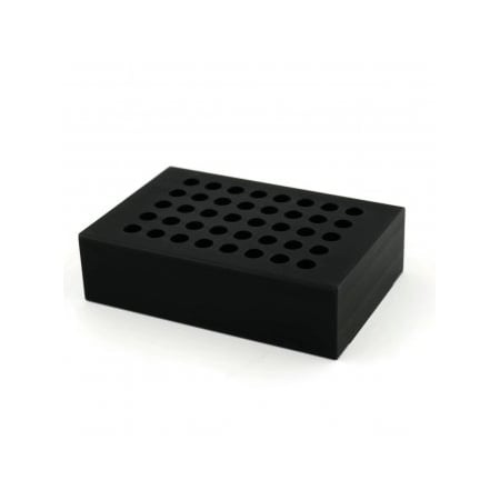 Aluminum Block, Holds 40x0.5ml & 15x1.5-2.0ml Tubes